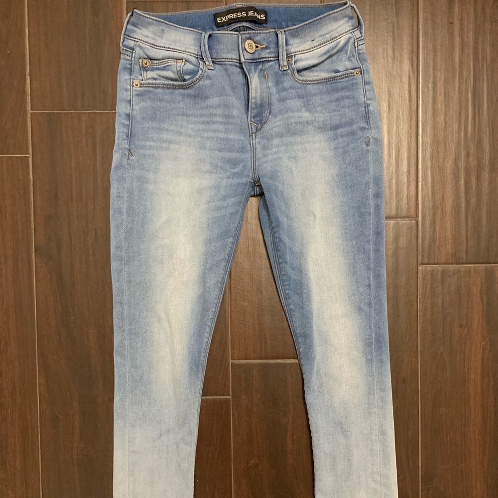 Express jeans mid rise